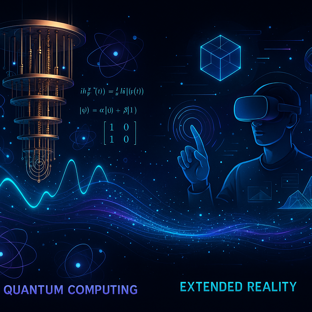 Quantum Computing and Extended Reality Technologies - Advanced visualization of quantum processors, VR/AR environments, and immersive technology integration with AI systems
