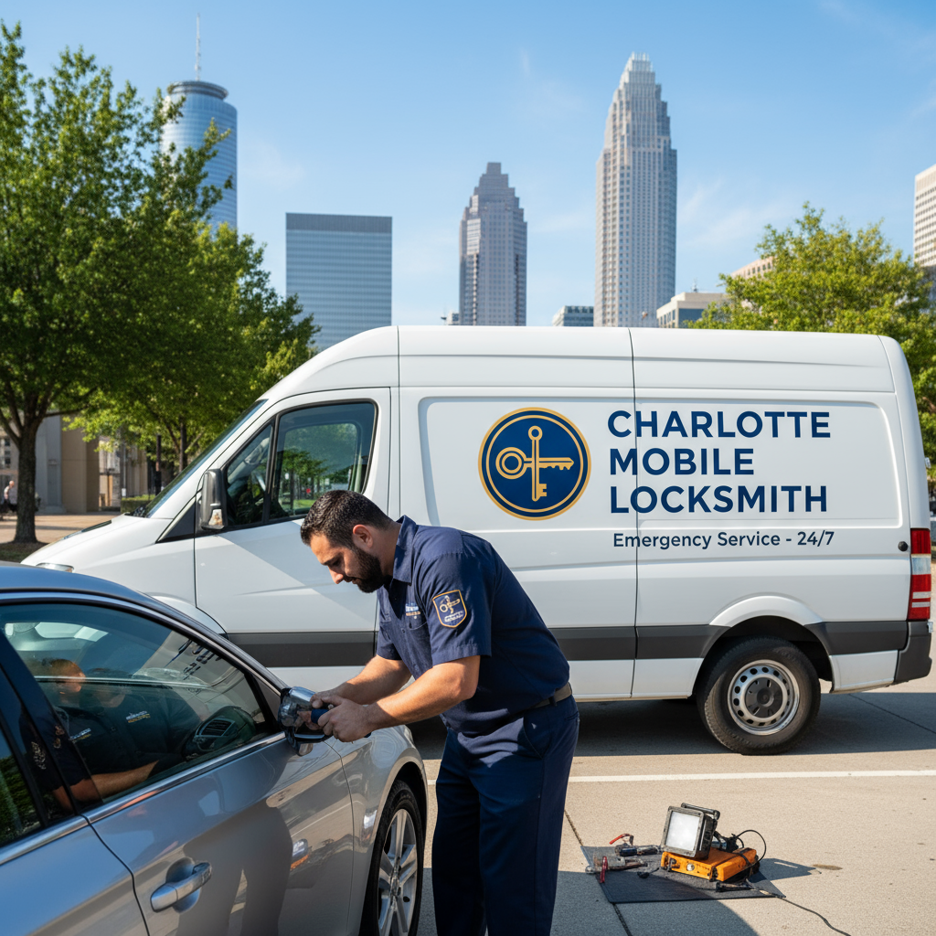 Mobile locksmith van Charlotte NC