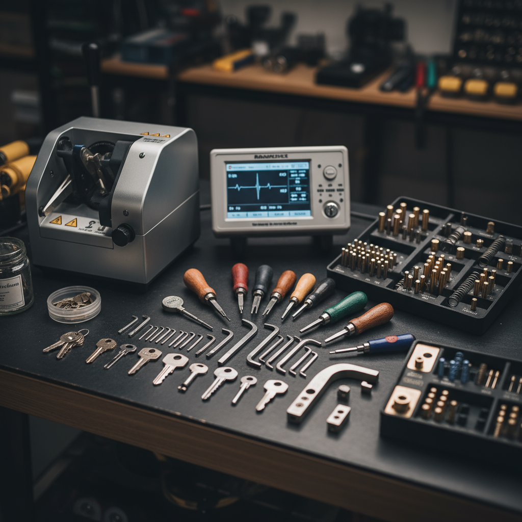 Professional locksmith tools and equipment Charlotte NC
