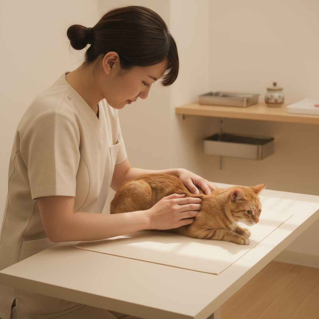 專業獸醫檢查貓咪消化系統健康 - 便秘診斷和治療